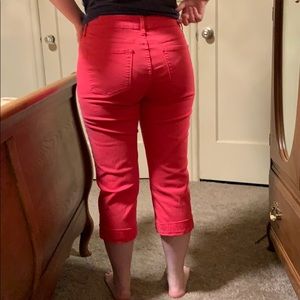 NYDJ sparkle cuff capris